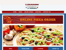 Tablet Screenshot of libertypizzatroy.com